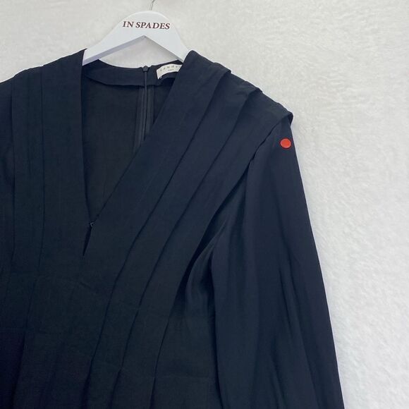 Sandro Milene A line Dress in Black - Picture 6 of 12